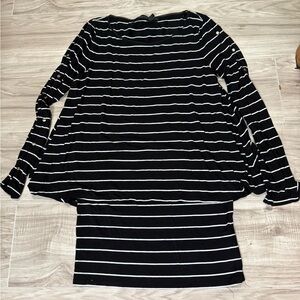 White House Black Market Women's dress size S long sleeves with details